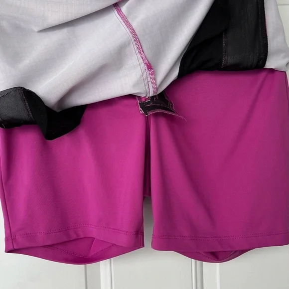 •All by JoFit• Golf/Tennis Pink & Black Plaid Skort - Size 6 - Picture 8 of 10